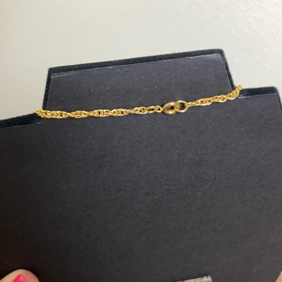 Vintage Enameled ART Arthur Pepper Chunky Gold tone Butterfly Pendant Necklace - Picture 6 of 7